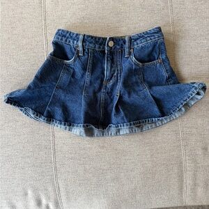 PacSun Dark Blue Denim Skirt